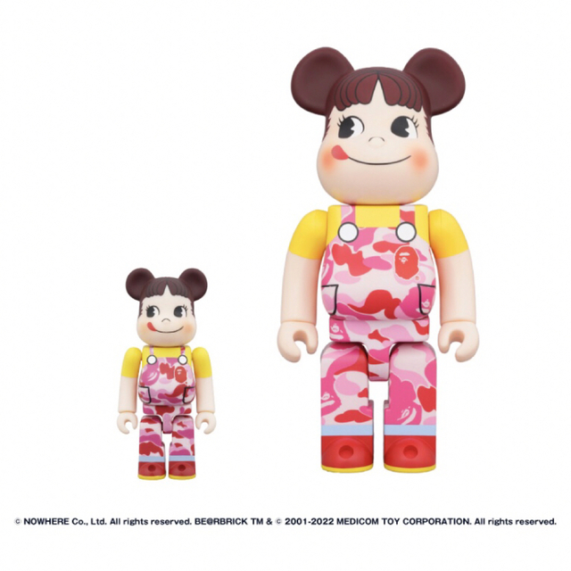 フィギュアBE＠RBRICK  ベアブリック BAPE®  ペコちゃん 100%&400%