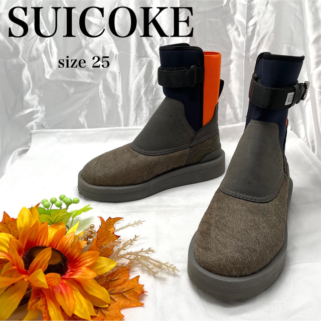 ほぼ未使用♪TOGA　SUICOKE BEE SP　ムートンブーツ　マルチカラー