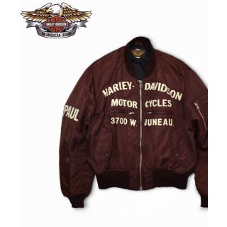 ハーレーダビッドソン(Harley Davidson)のHARLEY-DAVIDSON MA-1 TYPE ブルゾン M(フライトジャケット)