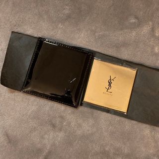 イヴサンローランボーテ(Yves Saint Laurent Beaute)のイヴサンローラン 非売品 ミラー ノベルティ 鏡 黒 未使用(ミラー)