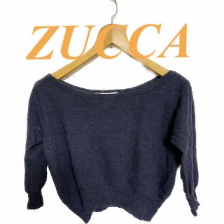 ズッカ(ZUCCa)のZUCCA ズッカ　レディース ニット　セーター　紺色(ニット/セーター)