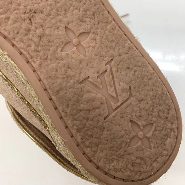 LOUIS VUITTON(ルイヴィトン)の3848 ヴィトン スウェード エスパドリーユ モノグラム レースアップシューズ レディースの靴/シューズ(スニーカー)の商品写真