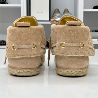 LOUIS VUITTON - 3848 ヴィトン スウェード エスパドリーユ モノグラム