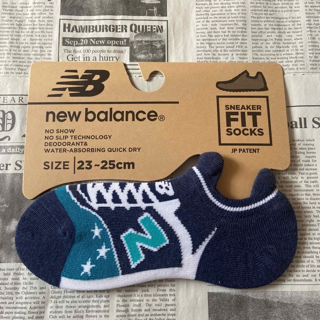 New Balance(ニューバランス)の新品★レディース23㎝〜25㎝ニューバランス★スニーカータイプ靴下★4足セット レディースのレッグウェア(ソックス)の商品写真