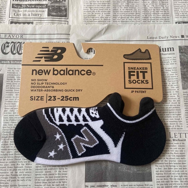 New Balance(ニューバランス)の新品★レディース23㎝〜25㎝ニューバランス★スニーカータイプ靴下★4足セット レディースのレッグウェア(ソックス)の商品写真