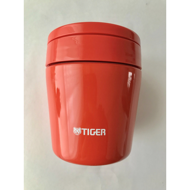 TIGER(タイガー)のタイガー　魔法瓶　スープジャー　レッド キッズ/ベビー/マタニティの授乳/お食事用品(水筒)の商品写真
