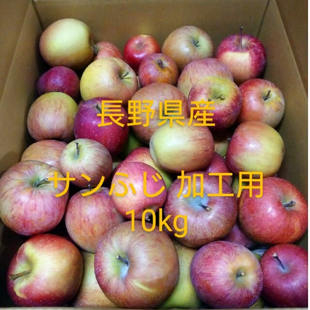 K-2 長野県産 加工用サンふじ 食品/飲料/酒の食品(フルーツ)の商品写真