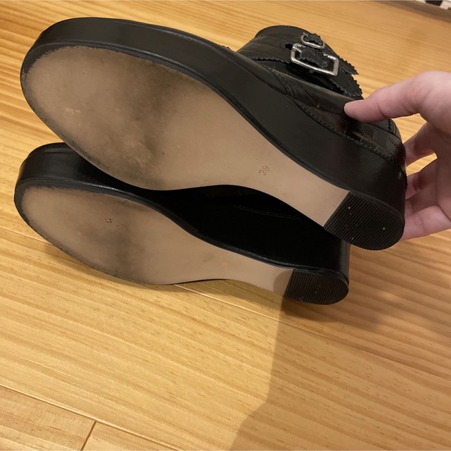 archi(アーキ)のarchi アーキ ブーツ ウェッジソール レザーブーツ レディースの靴/シューズ(ブーツ)の商品写真