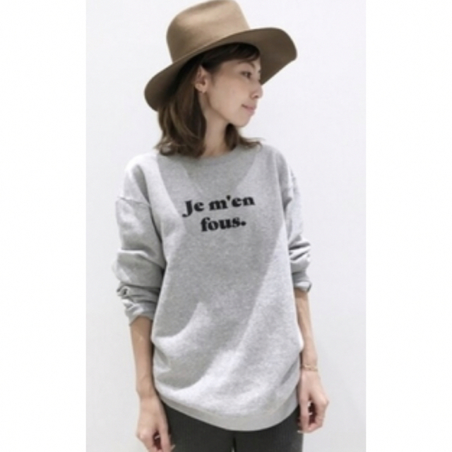 L'Appartement DEUXIEME CLASSE(アパルトモンドゥーズィエムクラス)のLes Petits Basics  Je menfous Sweat レディースのトップス(トレーナー/スウェット)の商品写真