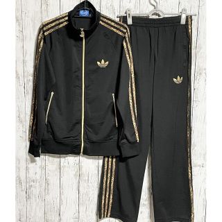 ✨️adidas✨️ ジャージ 上下 ダルメシアン柄 ブルゾン レギンス 2点