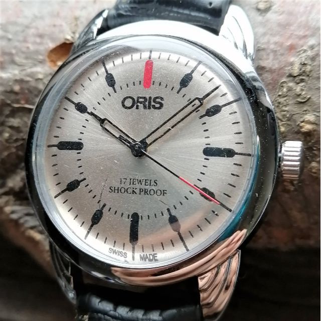 ●美品！●オリス■ORIS 手巻き機械式ヴィンテージメンズ腕時計アンティーク即納