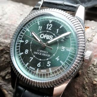 オリス(ORIS)の●美品！●オリス■ORIS 手巻き機械式ヴィンテージメンズ腕時計アンティーク即納(腕時計(アナログ))