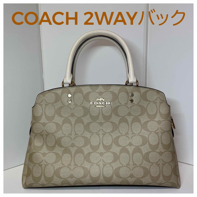 COACHコーチ 2WAYハンドバック★ストラップ付き