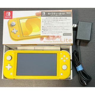(366) 整備済み Switch Lite イエロー(携帯用ゲーム機本体)