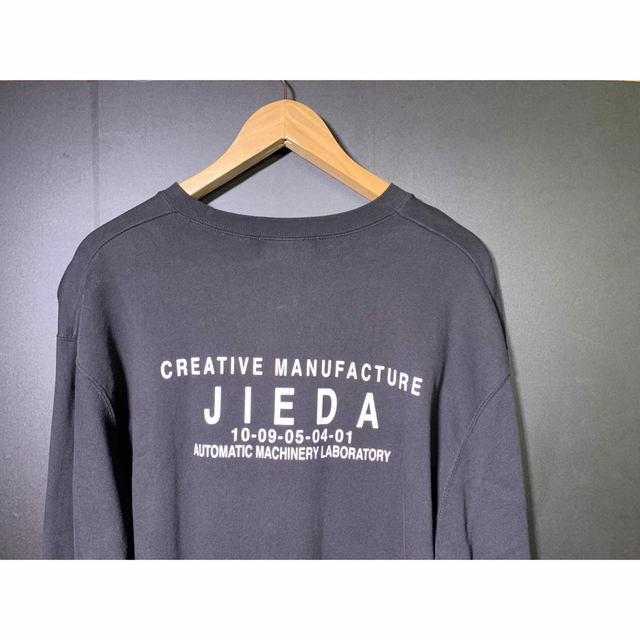 Jieda(ジエダ)のJieDa SWEAT SHIRT BLACK 1 メンズのトップス(スウェット)の商品写真