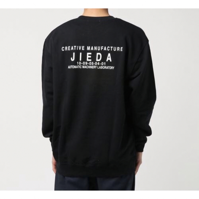 Jieda(ジエダ)のJieDa SWEAT SHIRT BLACK 1 メンズのトップス(スウェット)の商品写真