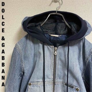 ドルチェアンドガッバーナ(DOLCE&GABBANA)の【タグ付き未使用保管品】 ドルチェ＆ガッバーナ　デニム　パーカー　ジャケット(Gジャン/デニムジャケット)