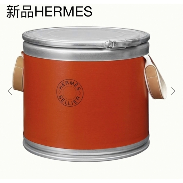 新品 HERMES エルメス サドルボックス 馬具缶