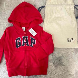 ギャップ(GAP)のGAP パーカー　90 ベビー　新品未使用タグ付き(ジャケット/上着)