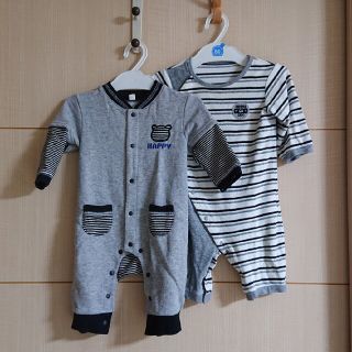 コムサイズム(COMME CA ISM)の【マルモリ様専用】長袖ロンパース4枚セット(ロンパース)