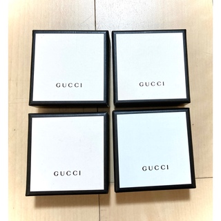 グッチ(Gucci)のグッチ ジュエリーボックス/アクセサリー入れ/BOX&保存袋 ホワイト4個セット(その他)