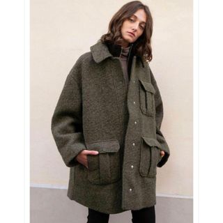 GANNI コート(ロングコート)