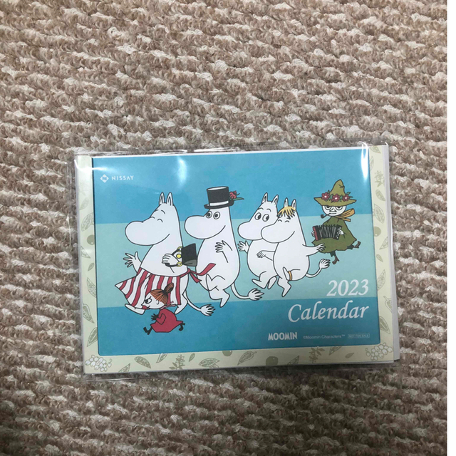 MOOMIN(ムーミン)のムーミン　日本生命　カレンダー インテリア/住まい/日用品の文房具(カレンダー/スケジュール)の商品写真