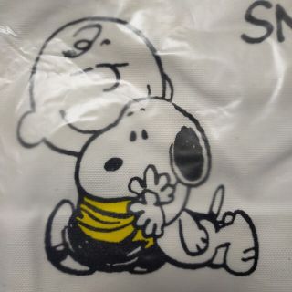 スヌーピー(SNOOPY)のスヌーピー　ミニトートバッグ　白(キャラクターグッズ)