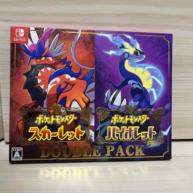ポケモン スカーレット バイオレット ダブルパック switch ソフト