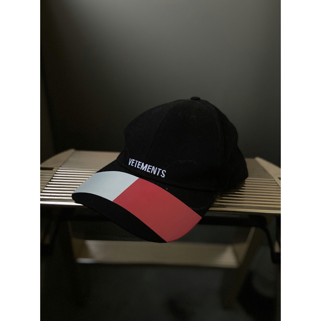 確実正規品 vetements cap 黒 Black キャップ