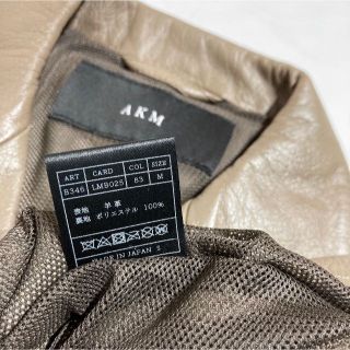 AKM - 一度着18.5万 20SS AKM レザー シャツの通販 by ラクマ0835's