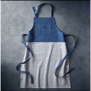 ウィリアムズソノマ(Williams-Sonoma)のウィリアムズソノマ  ストライプ柄　エプロン(収納/キッチン雑貨)