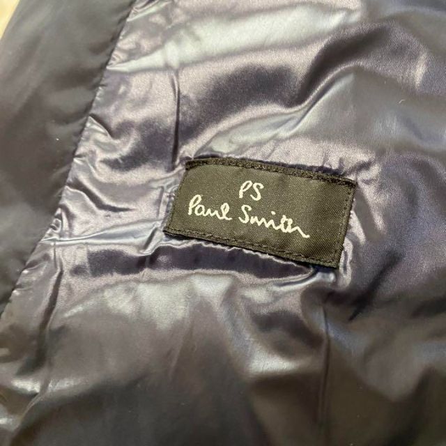 Paul Smith(ポールスミス)の【美品】ポールスミス　ダウンコート　ネイビー　L  フランス産ダウン メンズのジャケット/アウター(ダウンジャケット)の商品写真