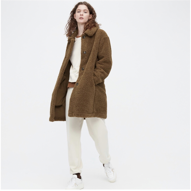 UNIQLO(ユニクロ)のユニクロ　ボアコート レディースのジャケット/アウター(毛皮/ファーコート)の商品写真