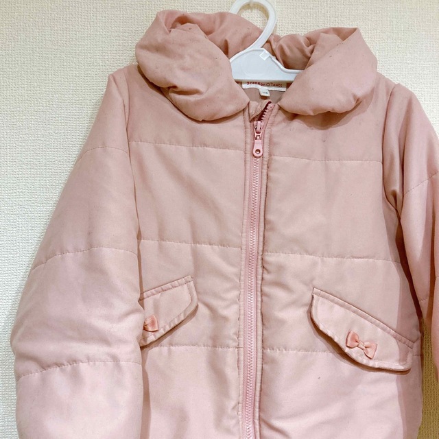 3can4on(サンカンシオン)の3can4on キッズアウター 中綿　110cm ピンク キッズ/ベビー/マタニティのキッズ服女の子用(90cm~)(ジャケット/上着)の商品写真