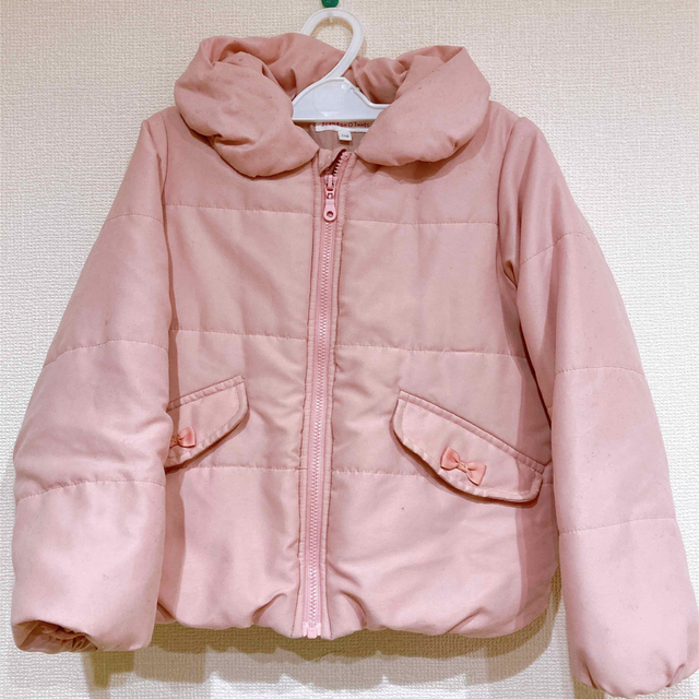 3can4on(サンカンシオン)の3can4on キッズアウター 中綿　110cm ピンク キッズ/ベビー/マタニティのキッズ服女の子用(90cm~)(ジャケット/上着)の商品写真