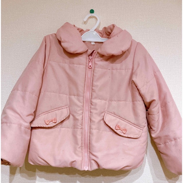 3can4on(サンカンシオン)の3can4on キッズアウター 中綿　110cm ピンク キッズ/ベビー/マタニティのキッズ服女の子用(90cm~)(ジャケット/上着)の商品写真