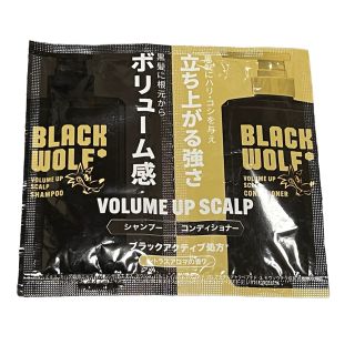 タイショウセイヤク(大正製薬)のブラックウルフ シャンプー&コンディショナーセット 試供品(シャンプー/コンディショナーセット)