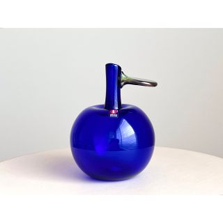 イッタラ(iittala)のアップル ブルー オイバ ・トイッカ イッタラ バード Iittala リンゴ(置物)