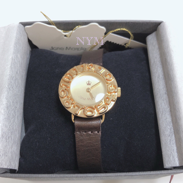 JaneMarple(ジェーンマープル)の新品未使用箱タグ付きJaneMarple25thアニバーサリーウォッチゴールド レディースのファッション小物(腕時計)の商品写真
