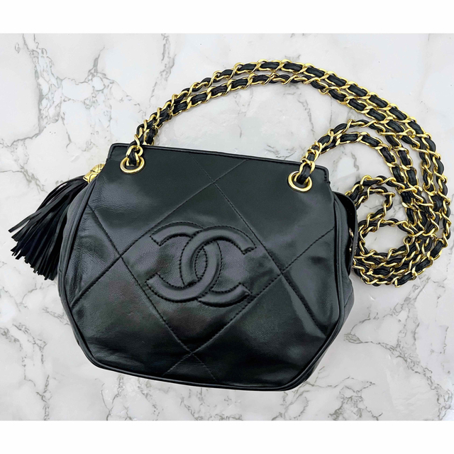 ポイント2倍 CHANEL レア‼️ 美品‼️ ヴィンテージシャネル、デカココ