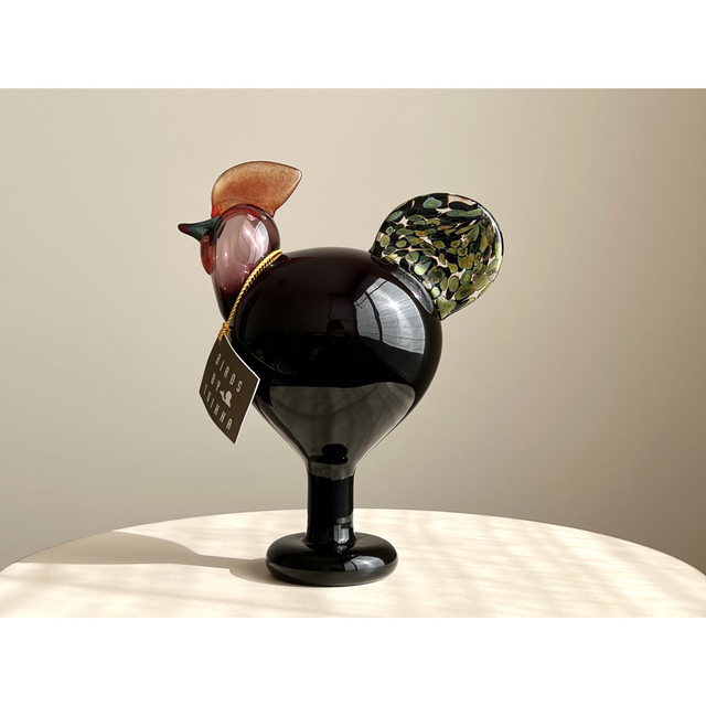 通販 人気】 Rooster - iittala 1998年 バード イッタラ アニュアルバード 箱付き 置物 - even-outdoor.com
