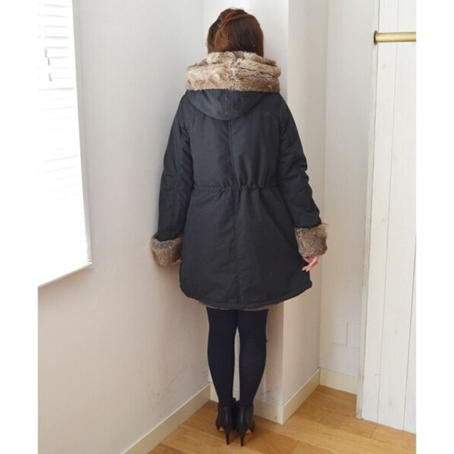 シップス SHIPS ラビットファー 美品