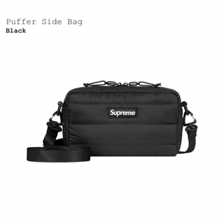 シュプリーム(Supreme)のSupreme Puffer Side Bag シュプリーム サイド バッグ 黒(ショルダーバッグ)