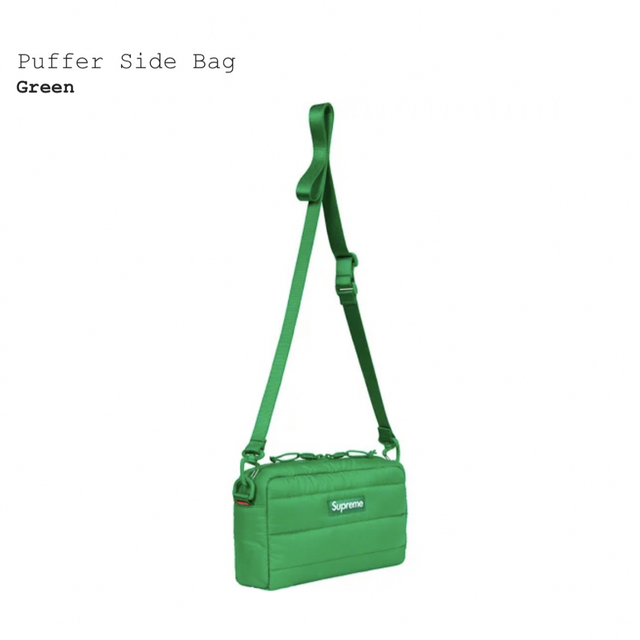 Supreme Puffer Side Bag シュプリーム サイド バッグ 緑 2