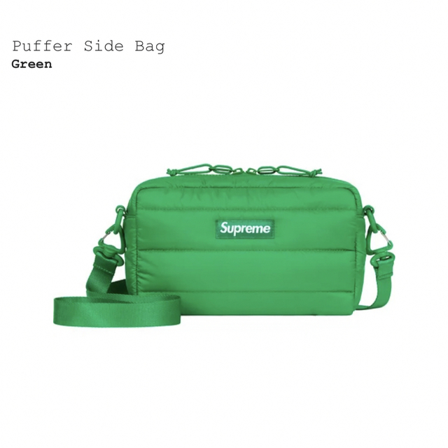 Supreme Puffer Side Bag シュプリーム サイド バッグ 緑