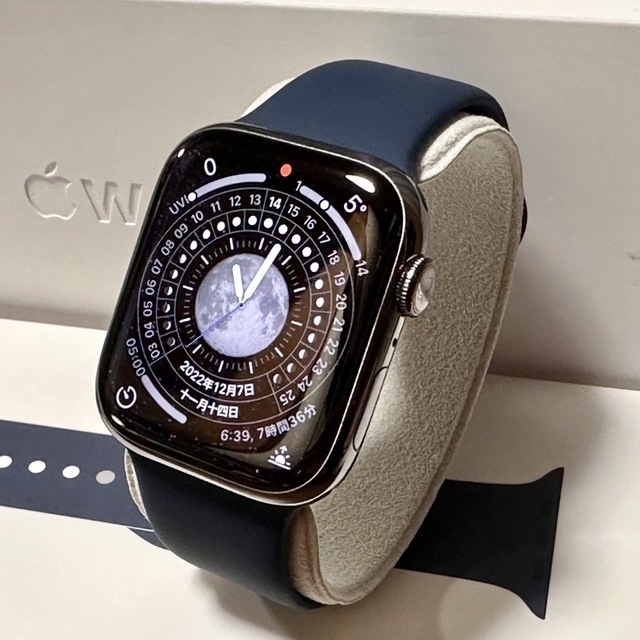 Apple Watch(アップルウォッチ)の人気 Apple Watch Series 7 45mm グラファイトステンレス スマホ/家電/カメラのスマートフォン/携帯電話(その他)の商品写真