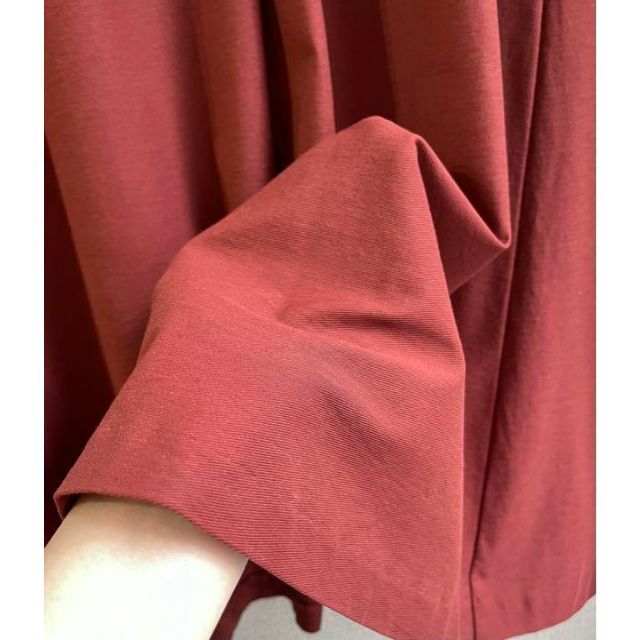 ANAYI - 上品なお色とシルエット♪ ベルト付きカットソーワンピース S