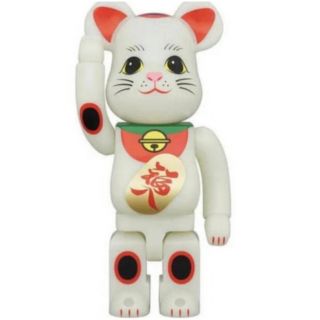 メディコムトイ(MEDICOM TOY)のBE@RBRICK 招き猫 福入 蓄光 400％(その他)