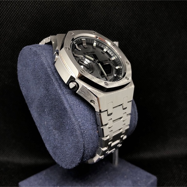 GM-2100専用 ステンレスベルトセット カシオーク カスタム Gショック メンズの時計(金属ベルト)の商品写真